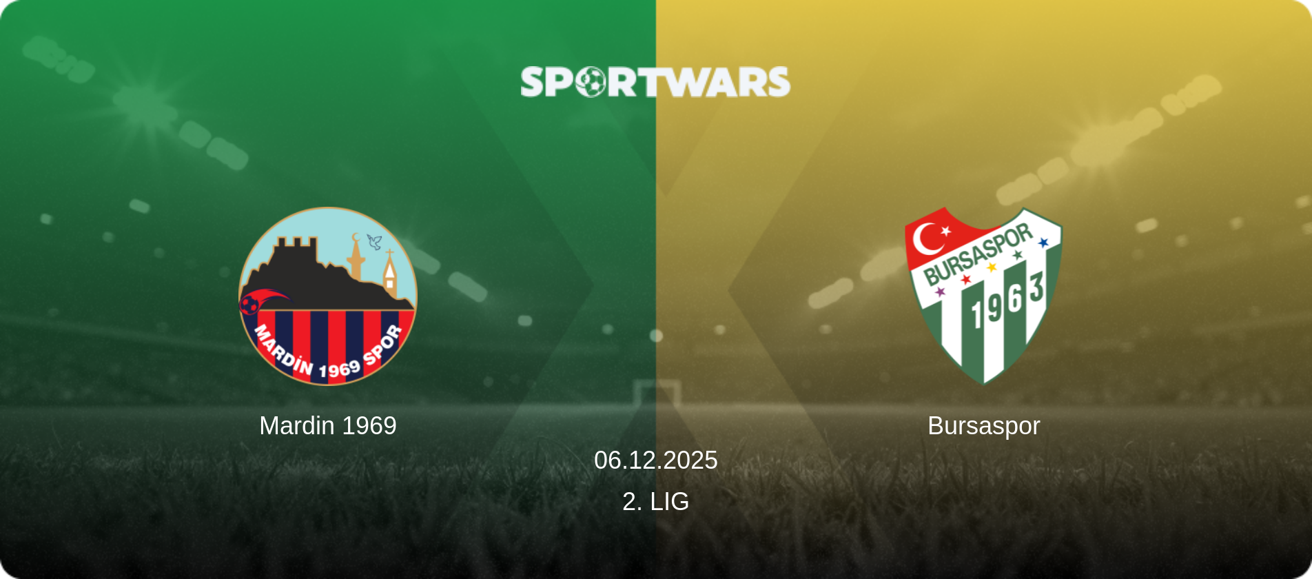 Mardin 1969 — Bursaspor, 06.12.2025 — 2. Lig (match preview)