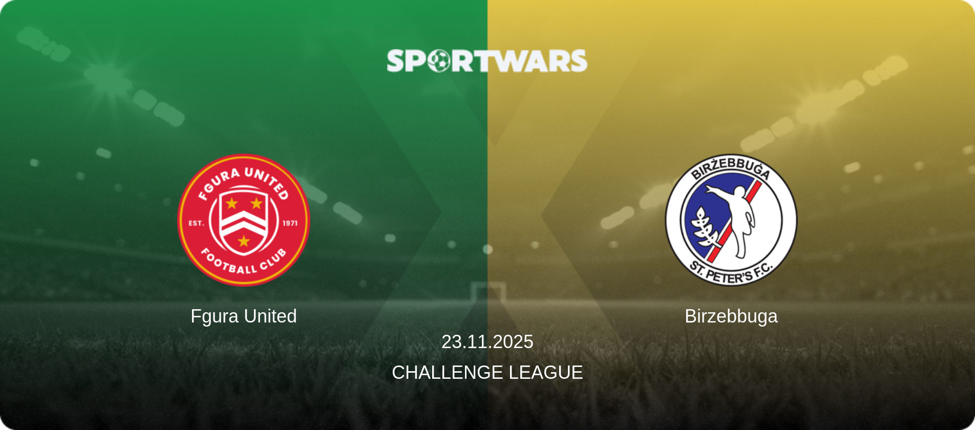 Fgura United — Birzebbuga, 23.11.2025 — Challenge League (match preview)