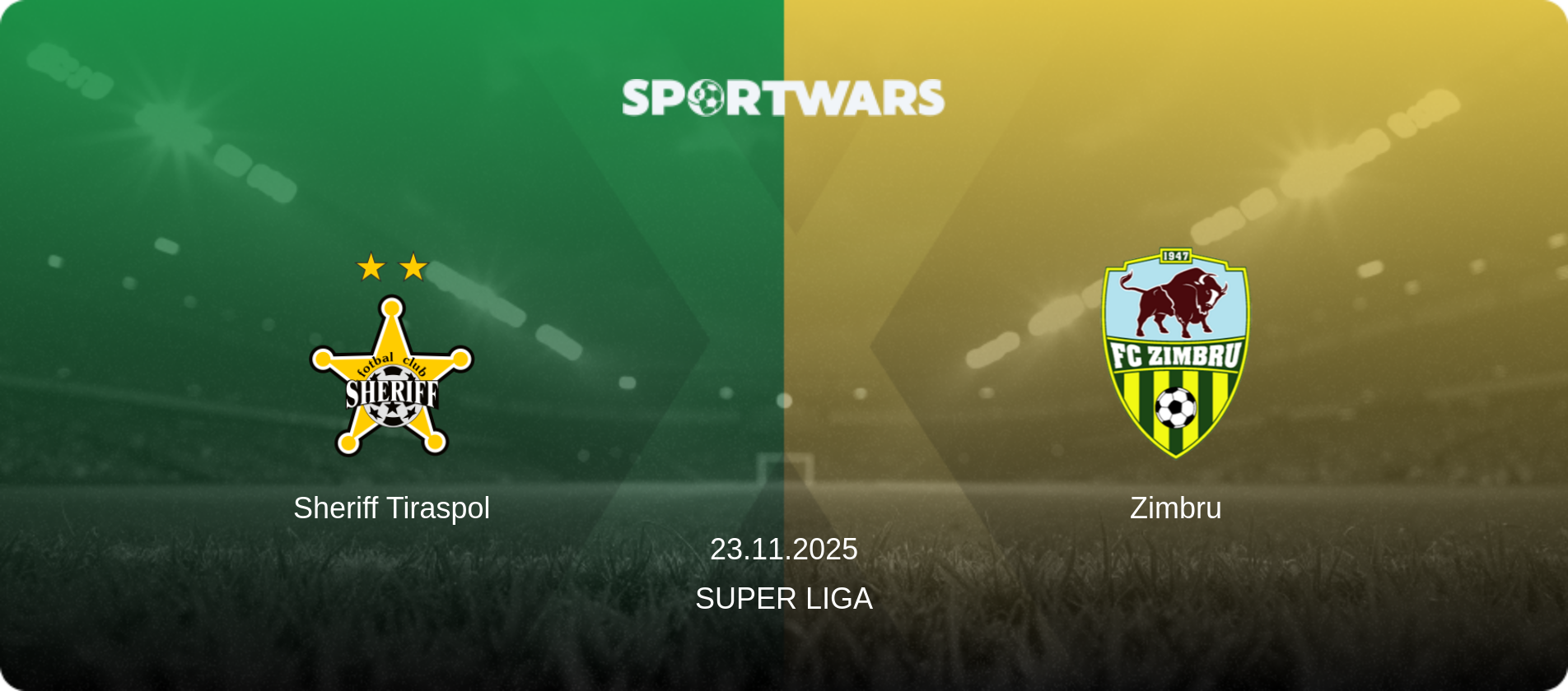 Sheriff Tiraspol — Zimbru, 23.11.2025 — Super Liga (match preview)