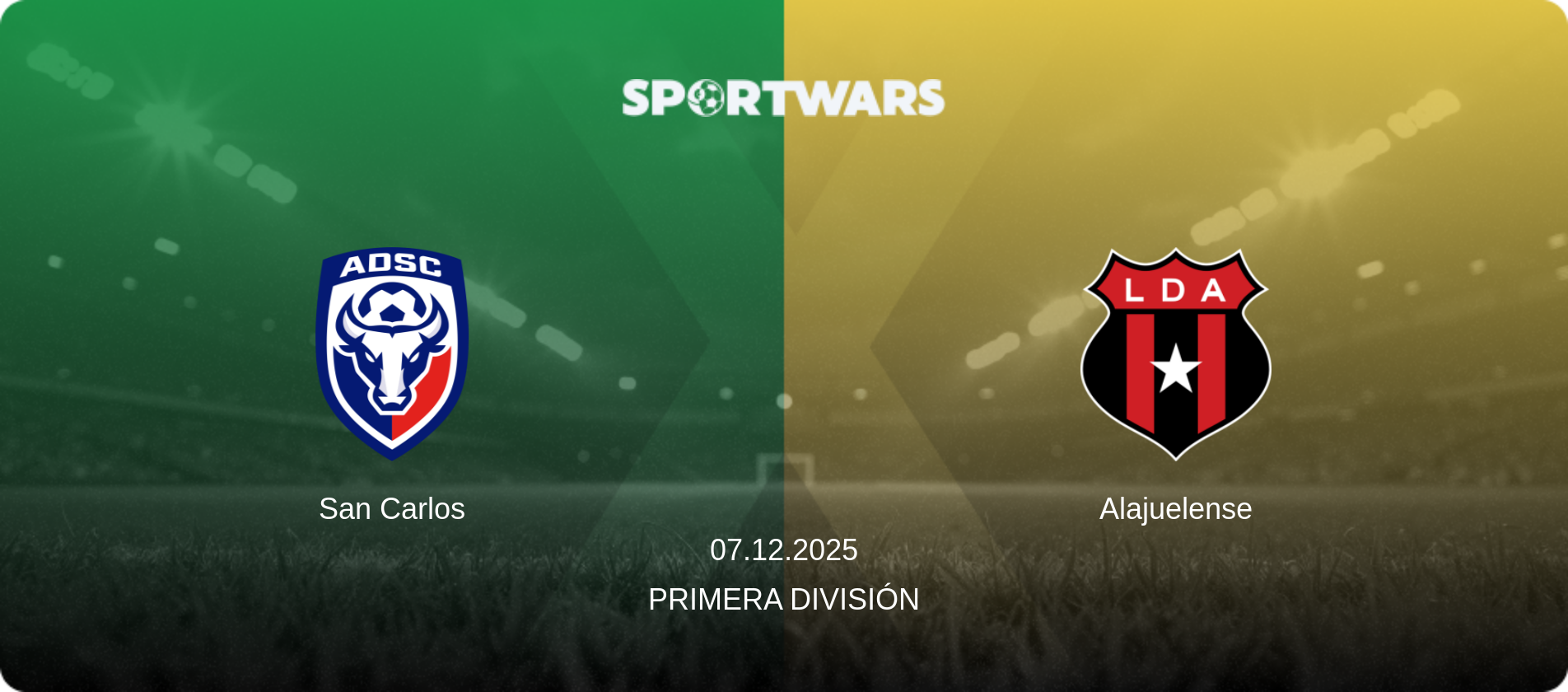 San Carlos — Alajuelense, 07.12.2025 — Primera División (match preview)
