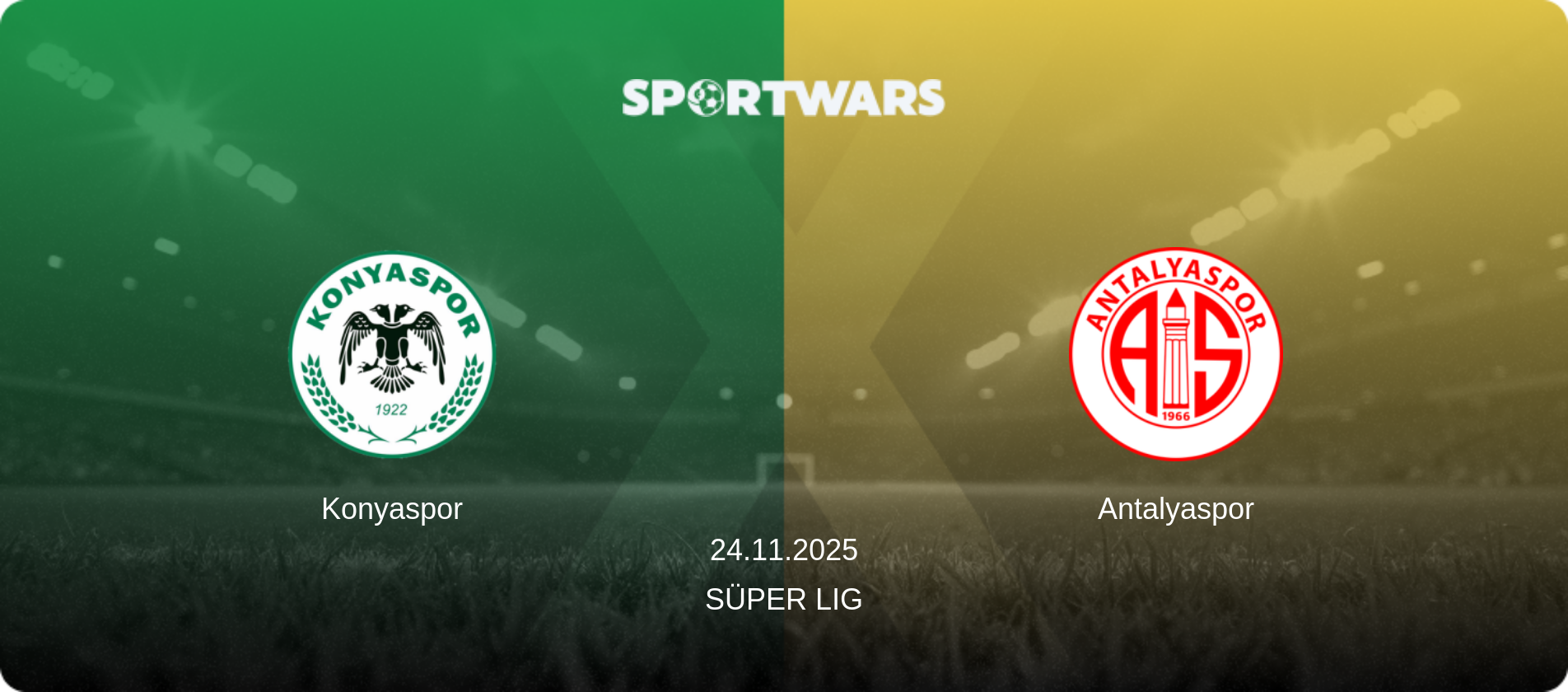 Konyaspor — Antalyaspor, 24.11.2025 — Süper Lig (match preview)