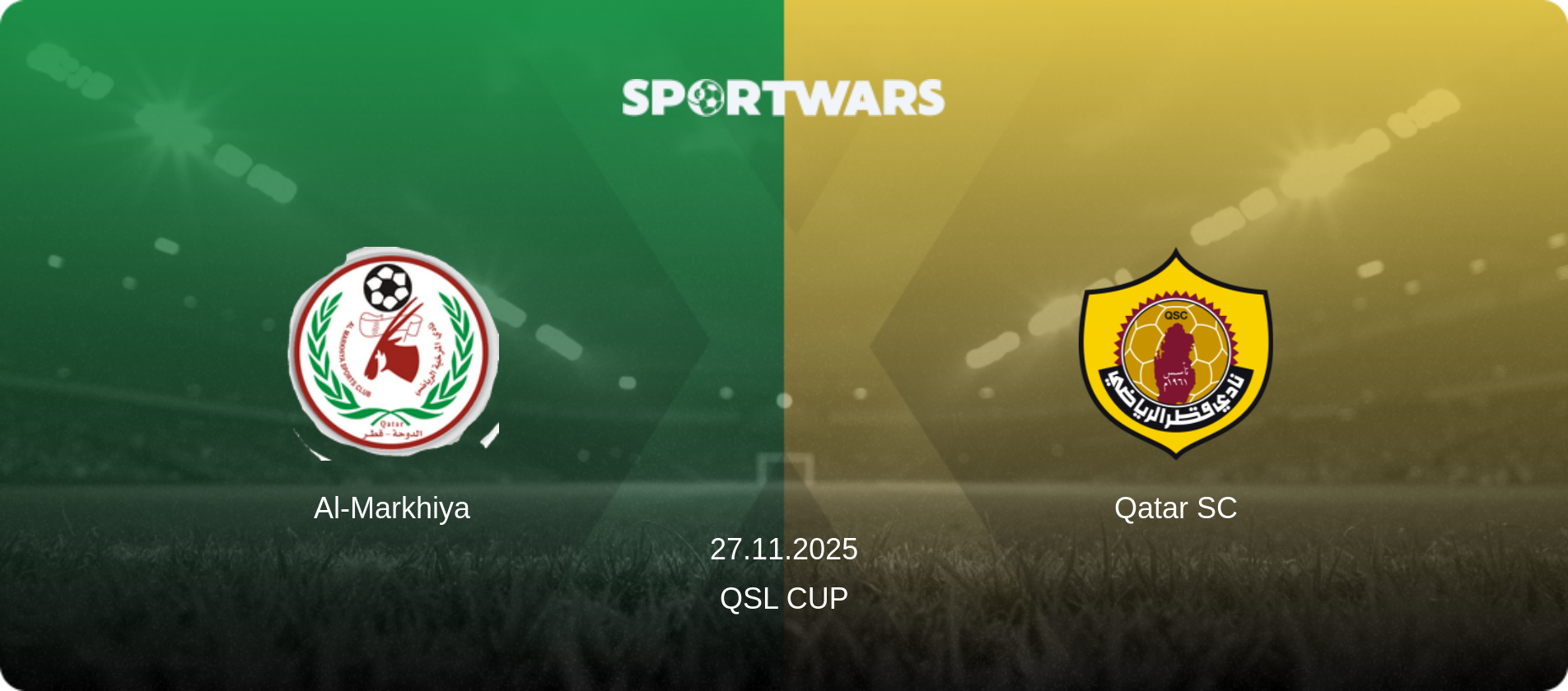 Al-Markhiya — Qatar SC, 27.11.2025 — QSL Cup (match preview)