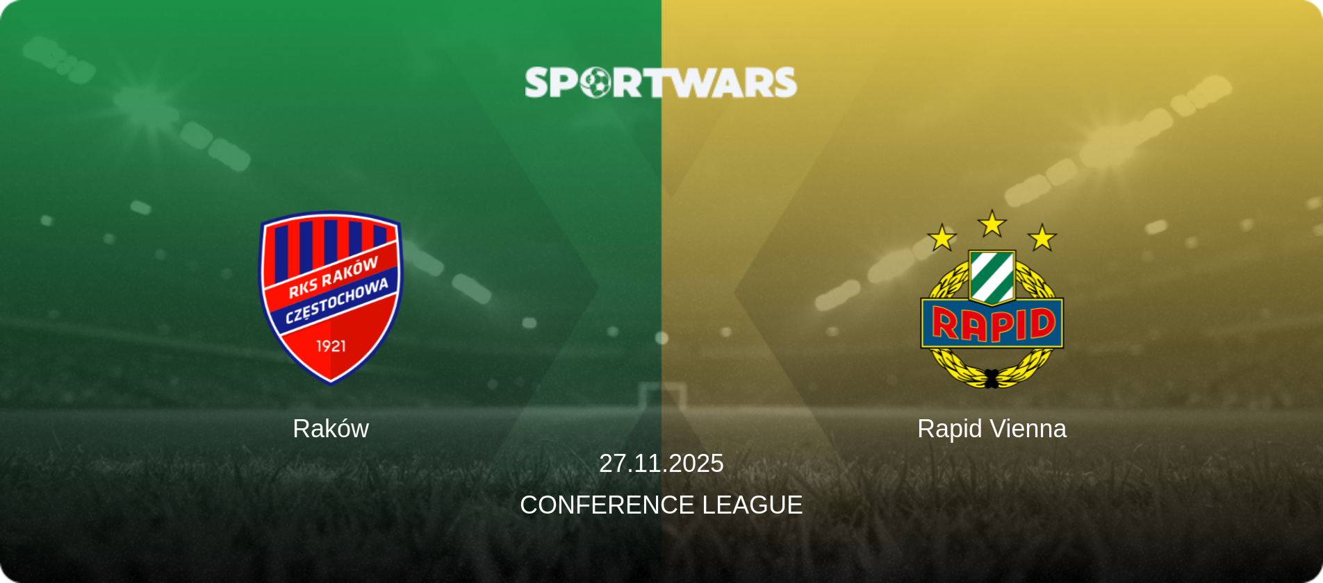 Raków — Rapid Vienna, 27.11.2025 — Conference League (match preview)