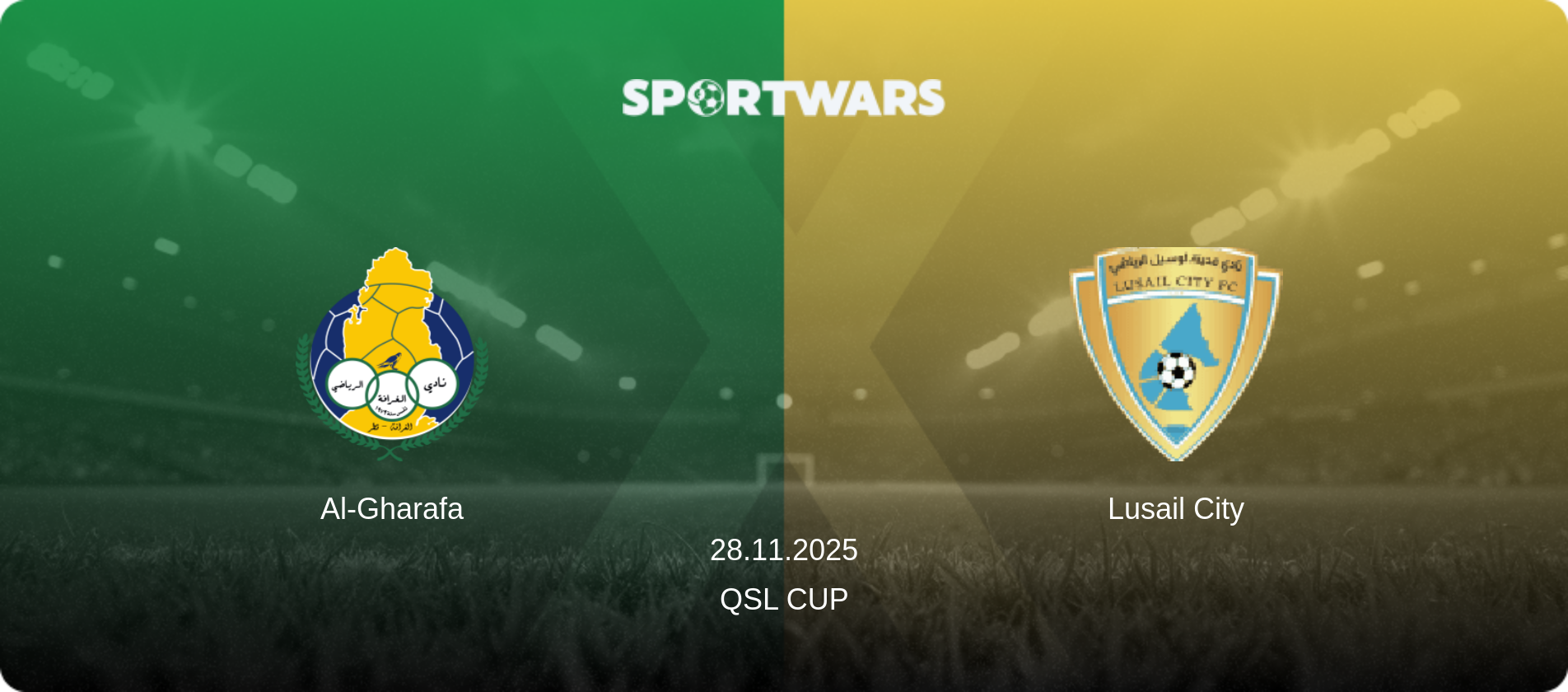 Al-Gharafa — Lusail City, 28.11.2025 — QSL Cup (match preview)