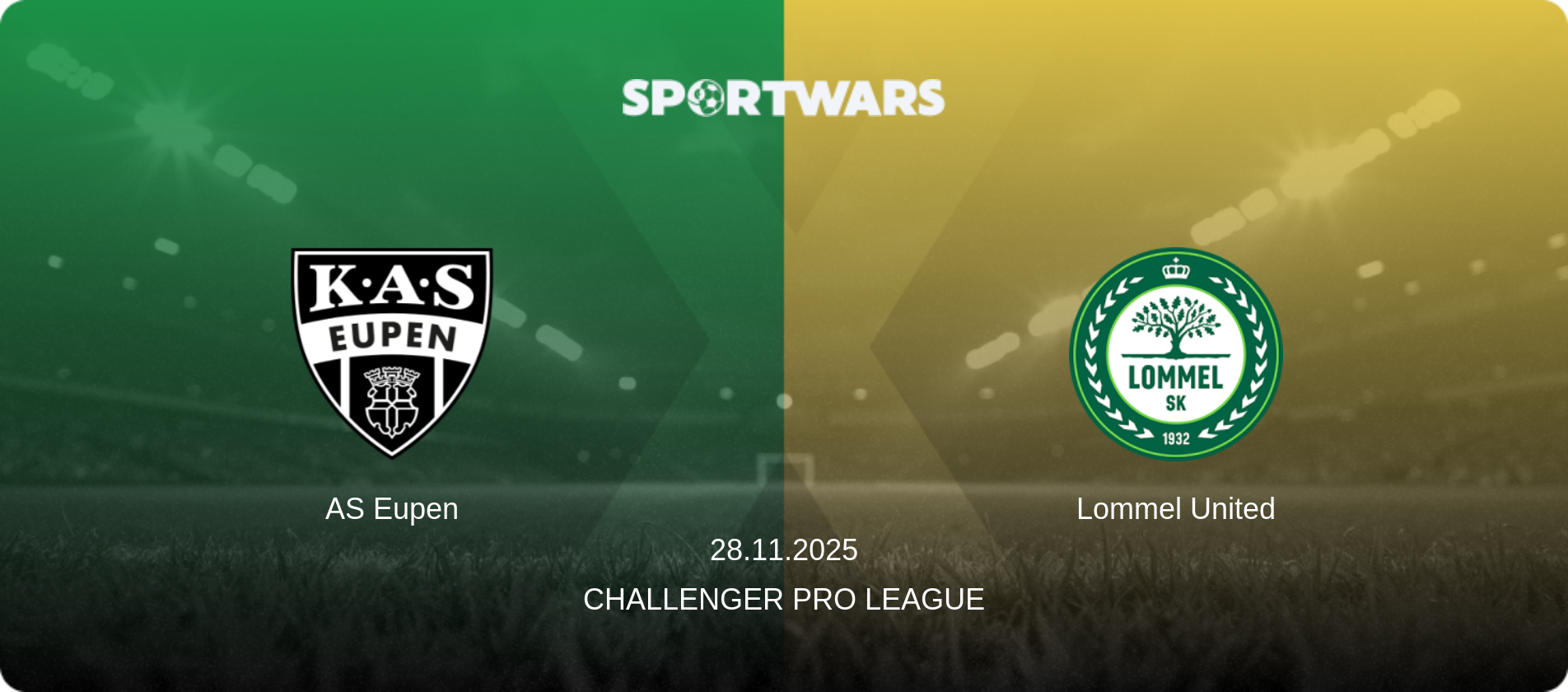 AS Eupen — Lommel United, 28.11.2025 — Challenger Pro League (match preview)
