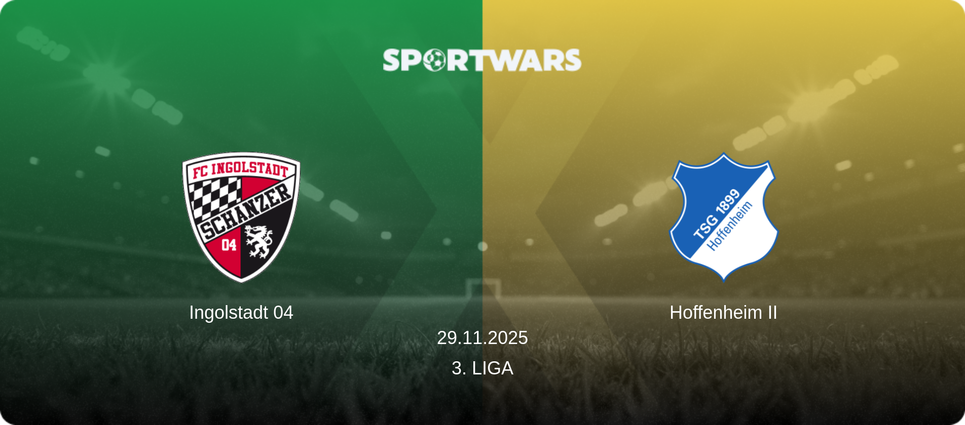 Ingolstadt 04 — Hoffenheim II, 29.11.2025 — 3. Liga (match preview)