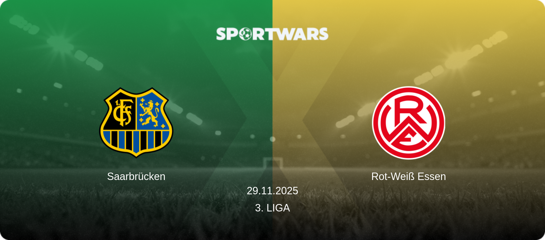 Saarbrücken — Rot-Weiß Essen, 29.11.2025 — 3. Liga (match preview)