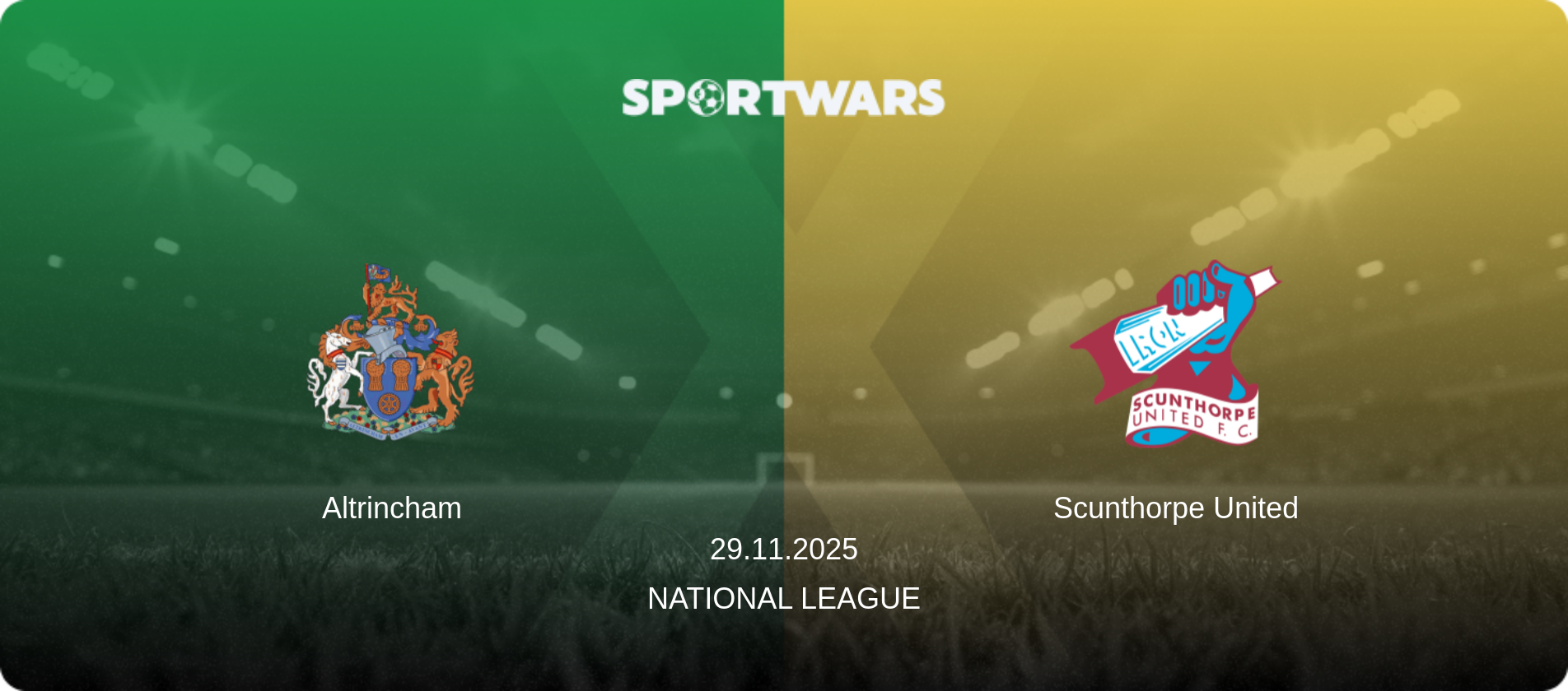 Altrincham — Scunthorpe United, 29.11.2025 — National League (match preview)