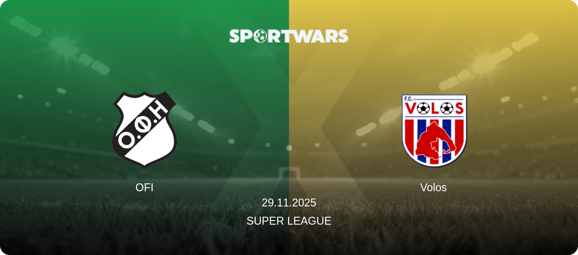 OFI — Volos, 29.11.2025 — Super League (match preview)