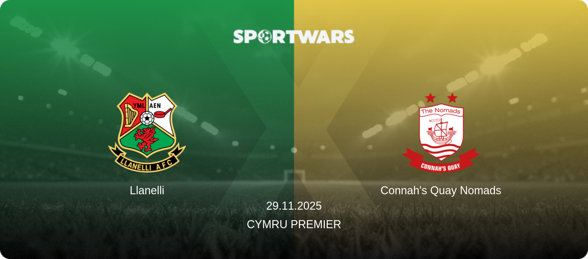 Llanelli — Connah's Quay Nomads, 29.11.2025 — Cymru Premier (match preview)