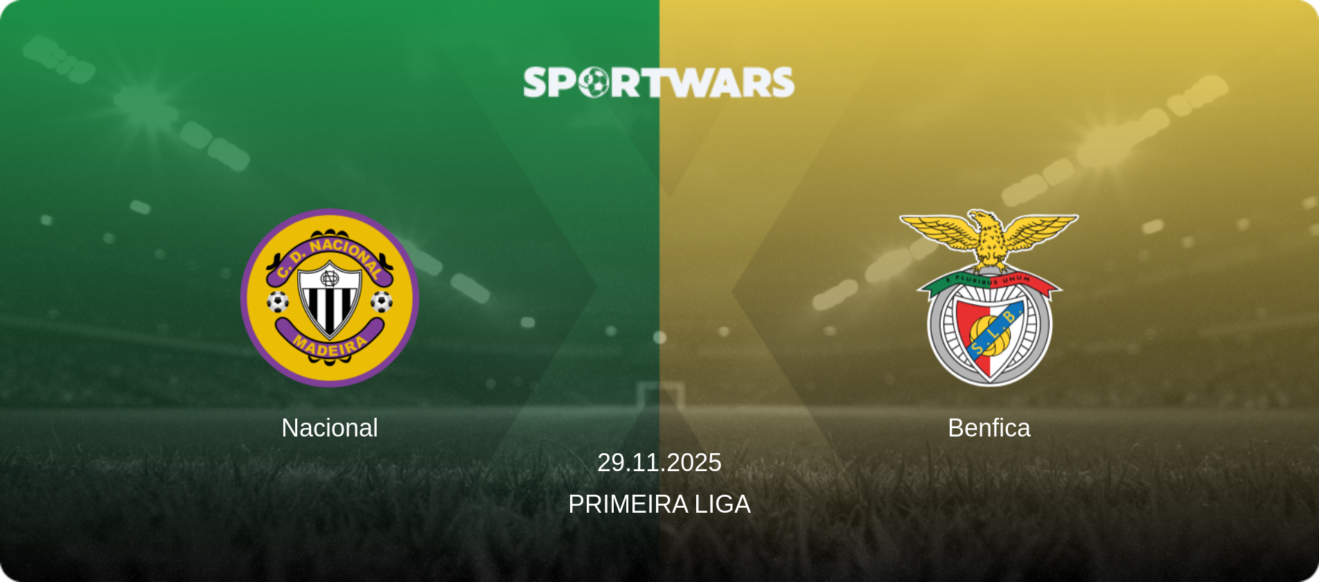 Nacional — Benfica, 29.11.2025 — Primeira Liga (match preview)