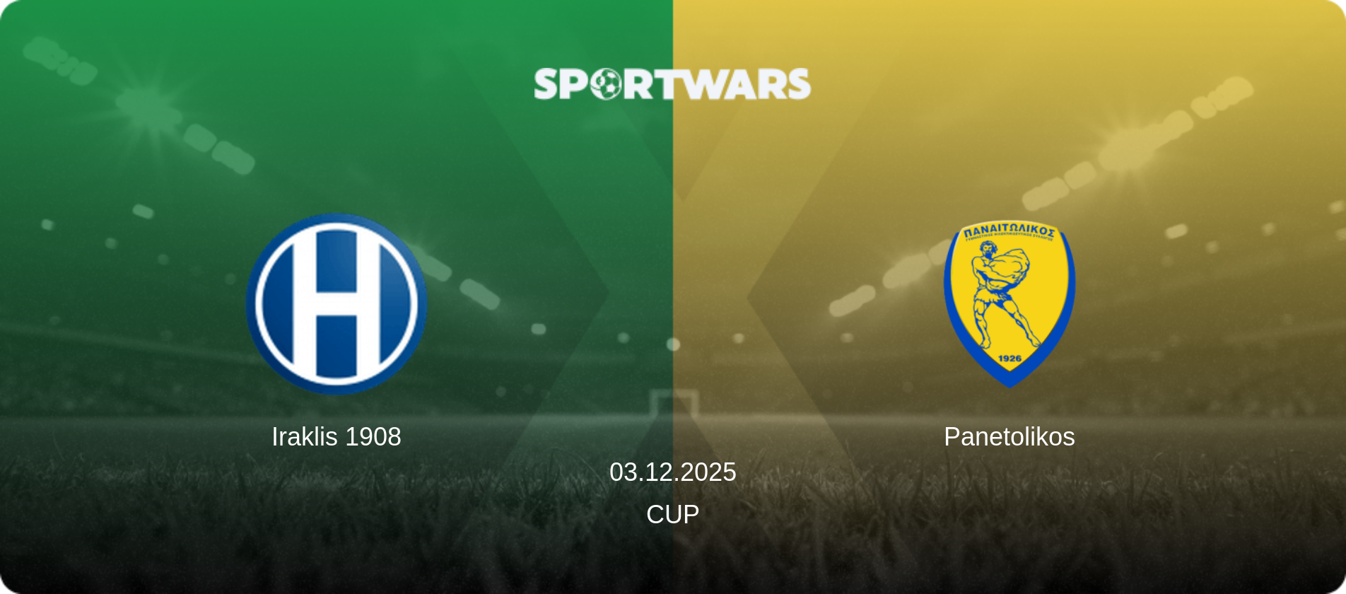 Iraklis 1908 — Panetolikos, 03.12.2025 — Cup (match preview)