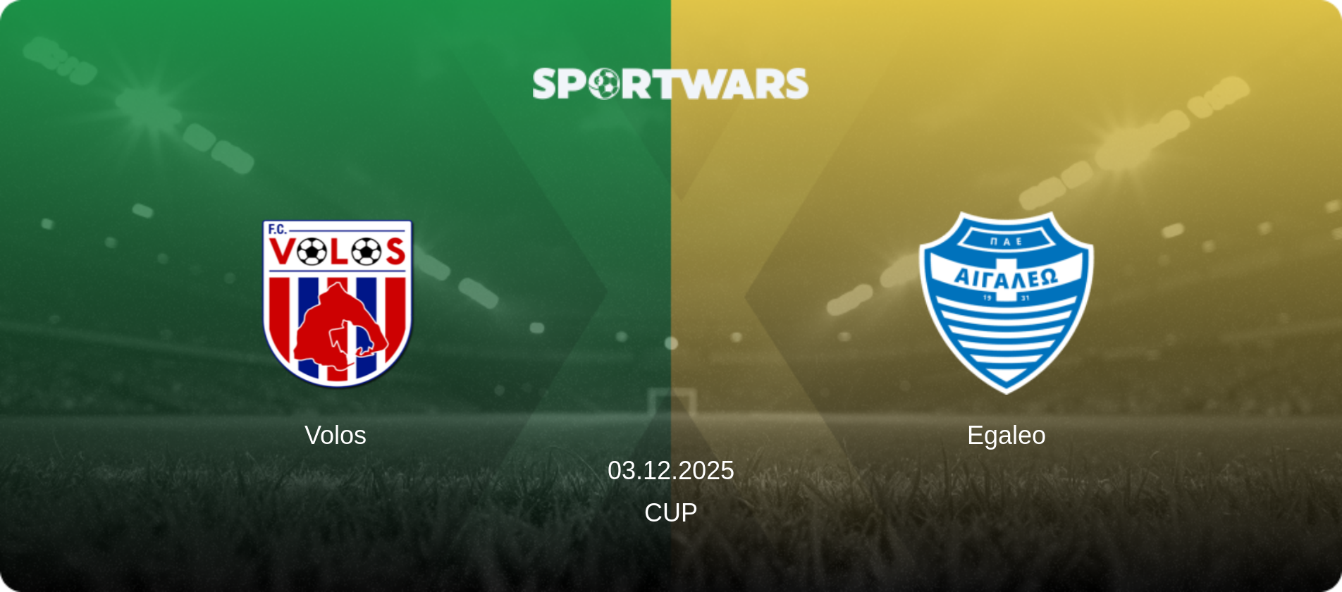 Volos — Egaleo, 03.12.2025 — Cup (match preview)