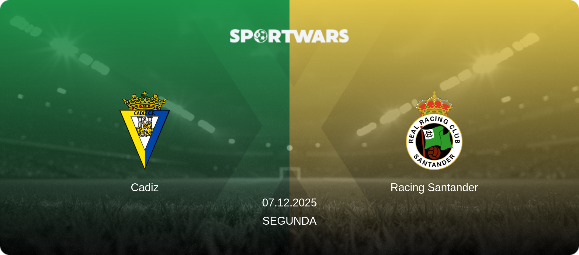 Cadiz — Racing Santander, 07.12.2025 — Segunda (match preview)