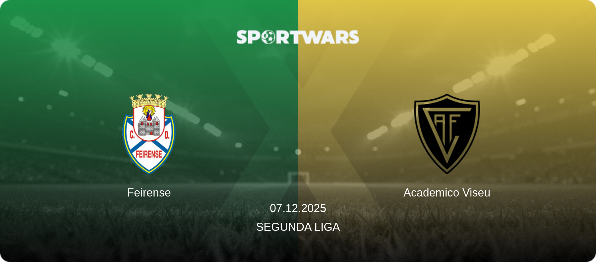 Feirense — Academico Viseu, 07.12.2025 — Segunda Liga (match preview)
