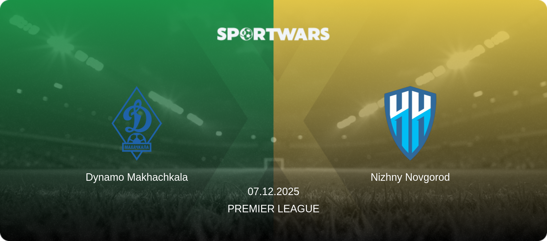 Dynamo Makhachkala — Nizhny Novgorod, 07.12.2025 — Premier League (match preview)