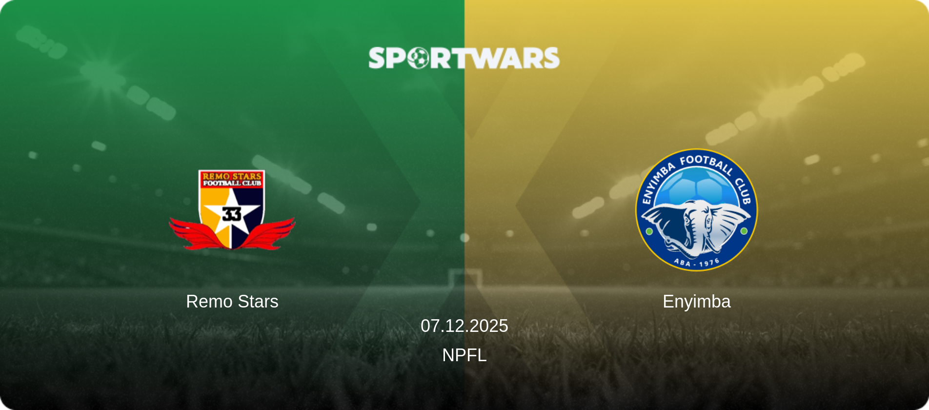 Remo Stars — Enyimba, 07.12.2025 — NPFL (match preview)