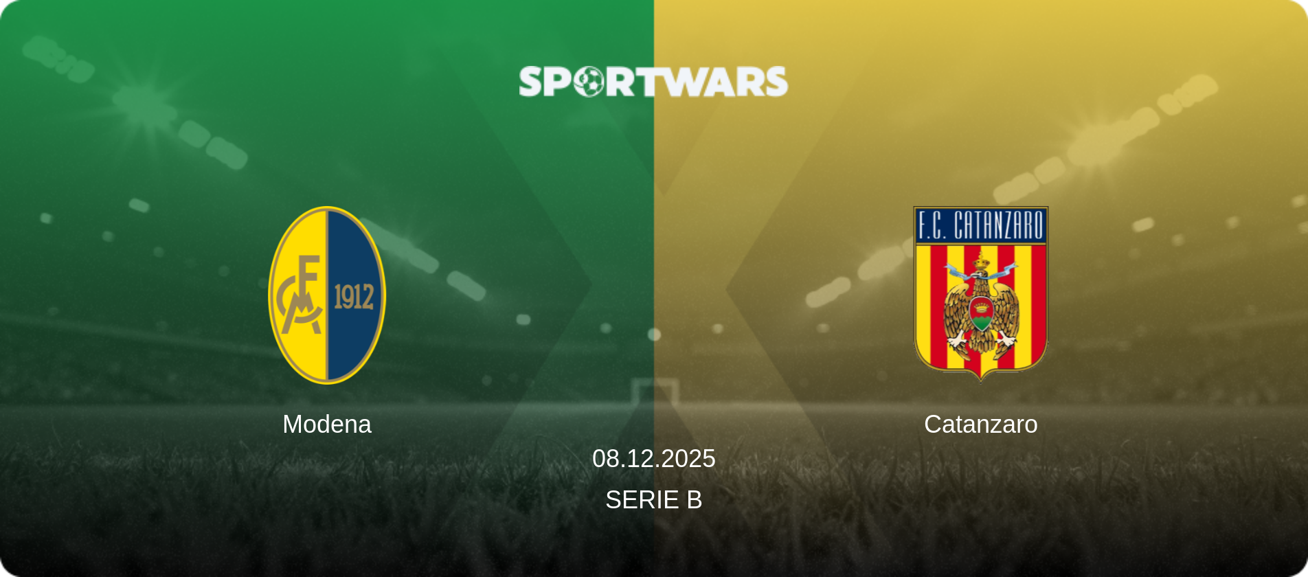 Modena — Catanzaro, 08.12.2025 — Serie B (match preview)