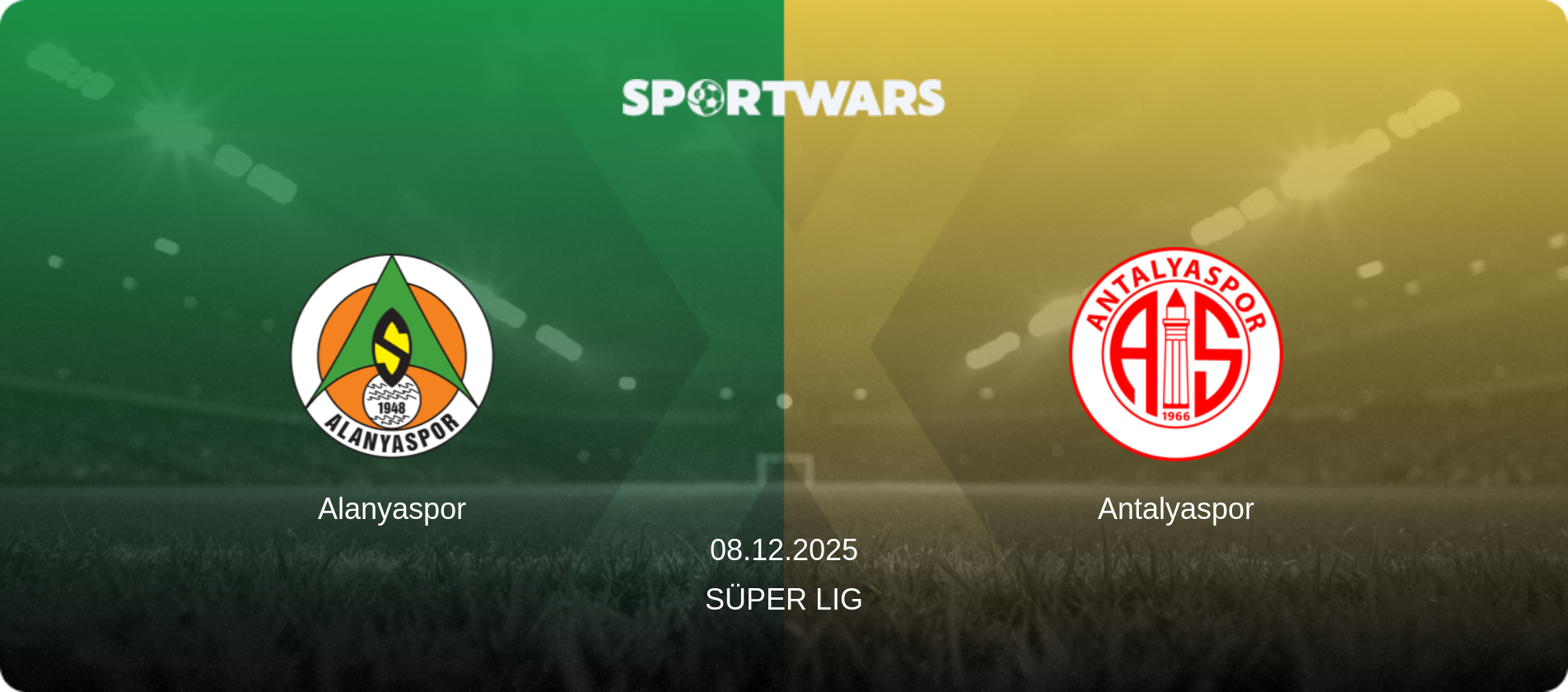 Alanyaspor — Antalyaspor, 08.12.2025 — Süper Lig (match preview)