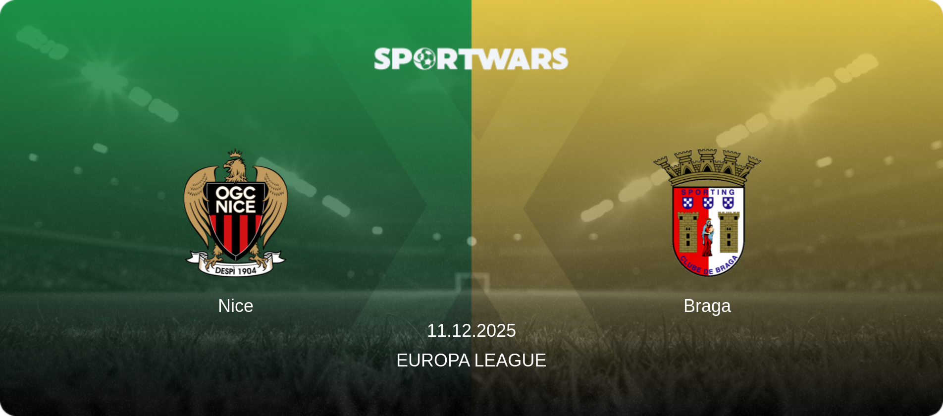 Nice — Braga, 11.12.2025 — Europa League (match preview)