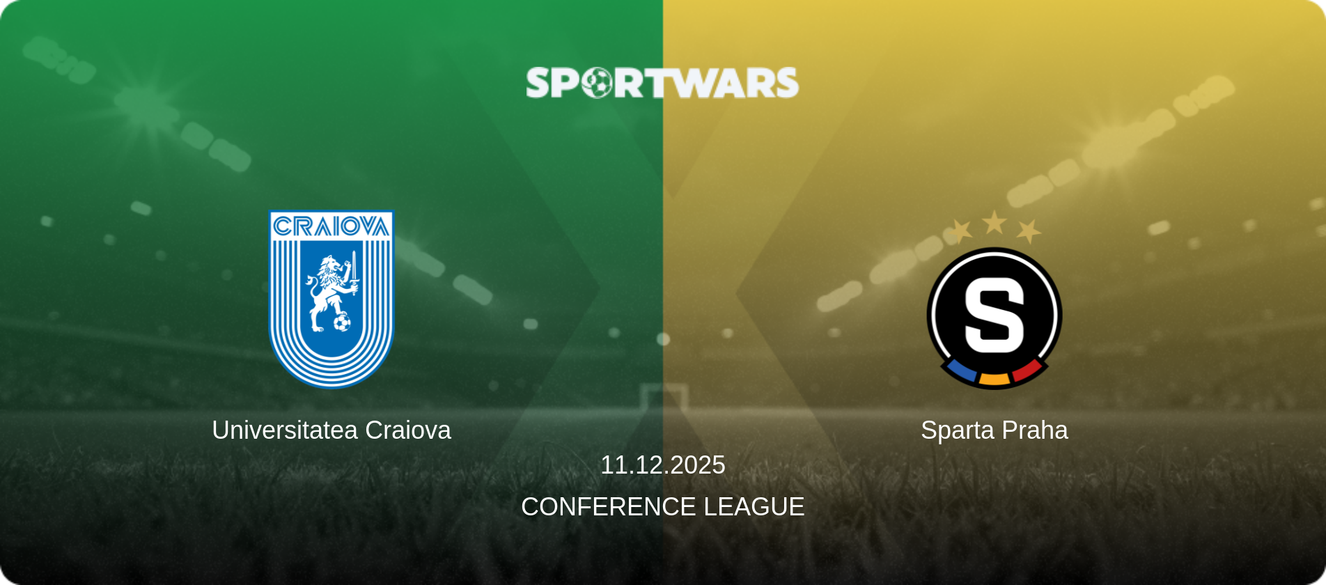 Universitatea Craiova — Sparta Praha, 11.12.2025 — Conference League (match preview)