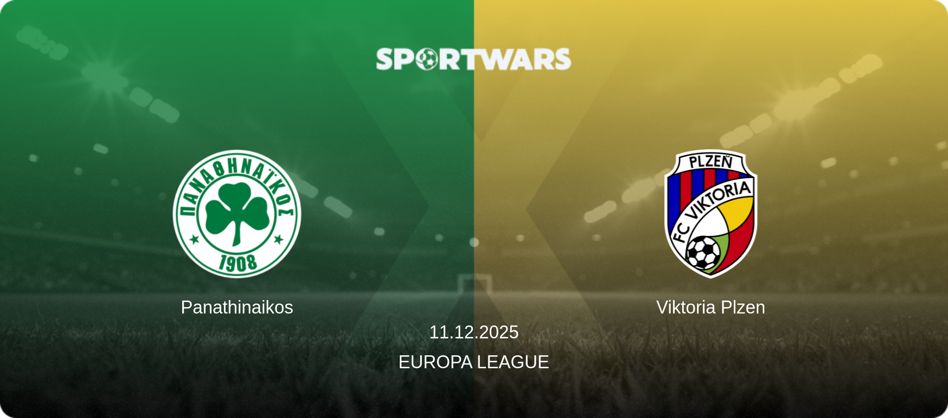 Panathinaikos — Viktoria Plzen, 11.12.2025 — Europa League (match preview)
