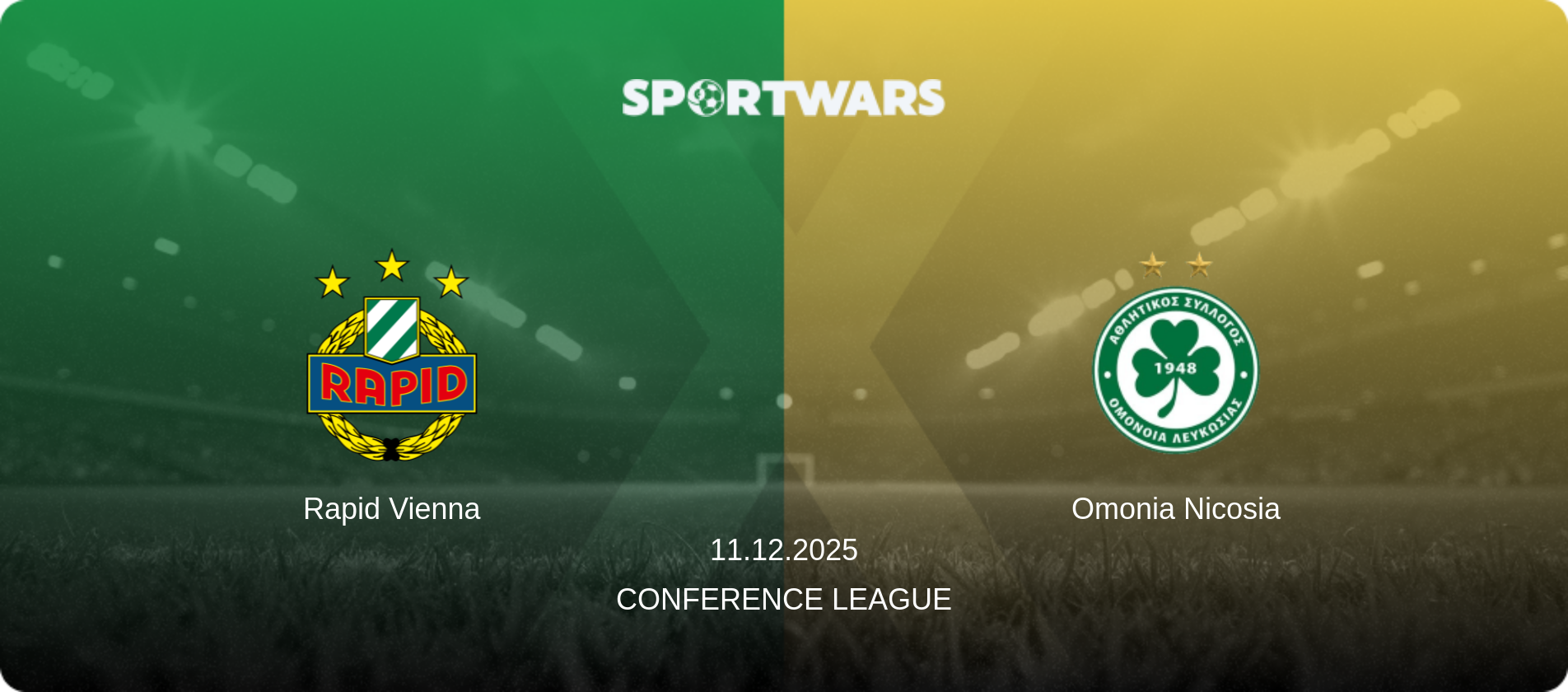 Rapid Vienna — Omonia Nicosia, 11.12.2025 — Conference League (match preview)