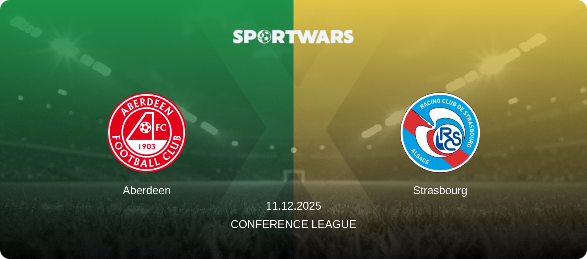 Aberdeen — Strasbourg, 11.12.2025 — Conference League (match preview)