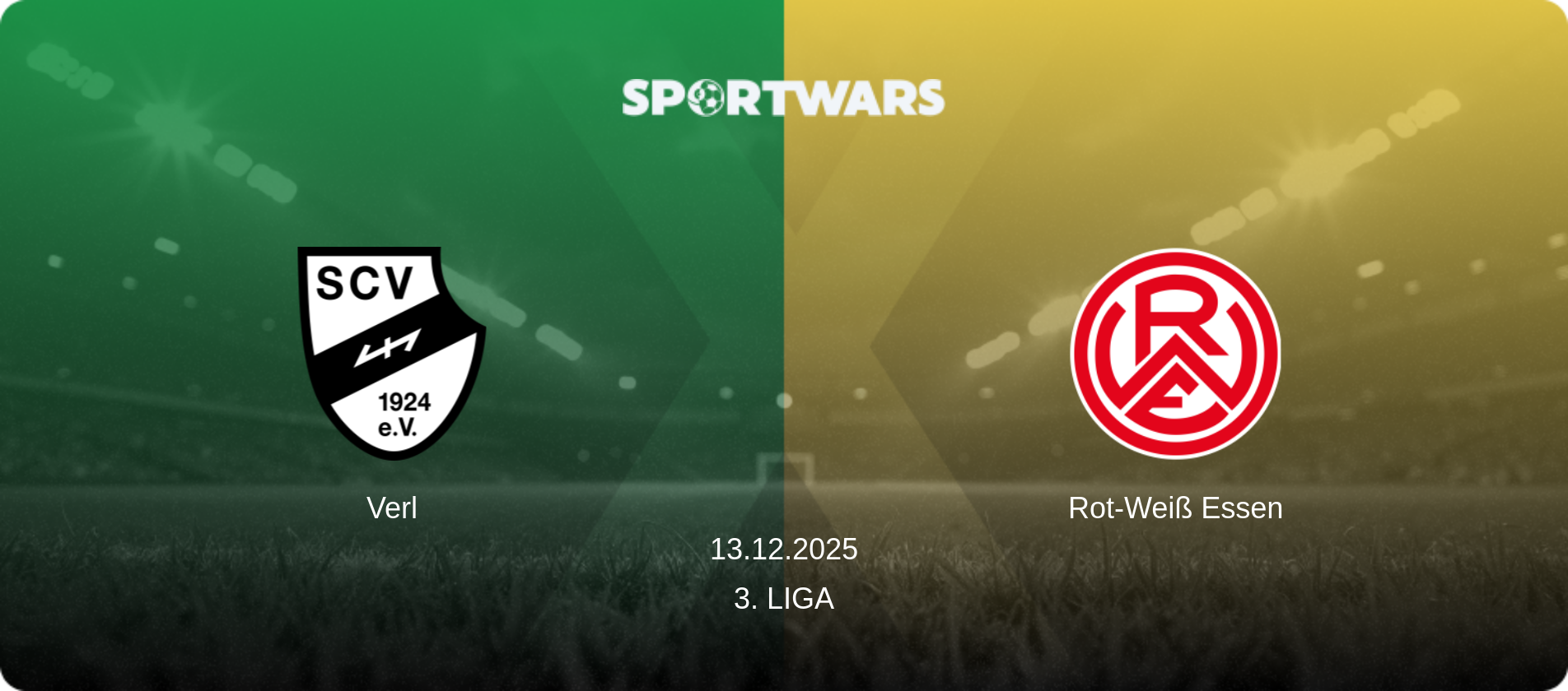 Verl — Rot-Weiß Essen, 13.12.2025 — 3. Liga (match preview)