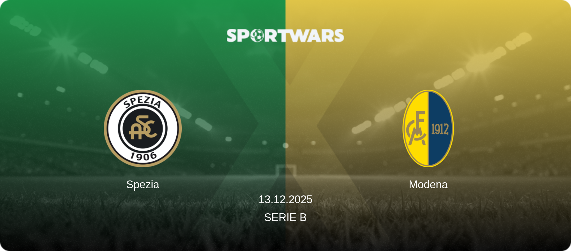 Spezia — Modena, 13.12.2025 — Serie B (match preview)