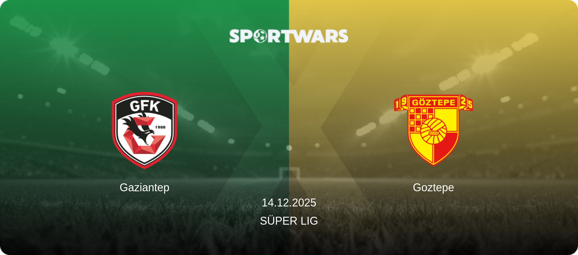 Gaziantep — Goztepe, 14.12.2025 — Süper Lig (match preview)