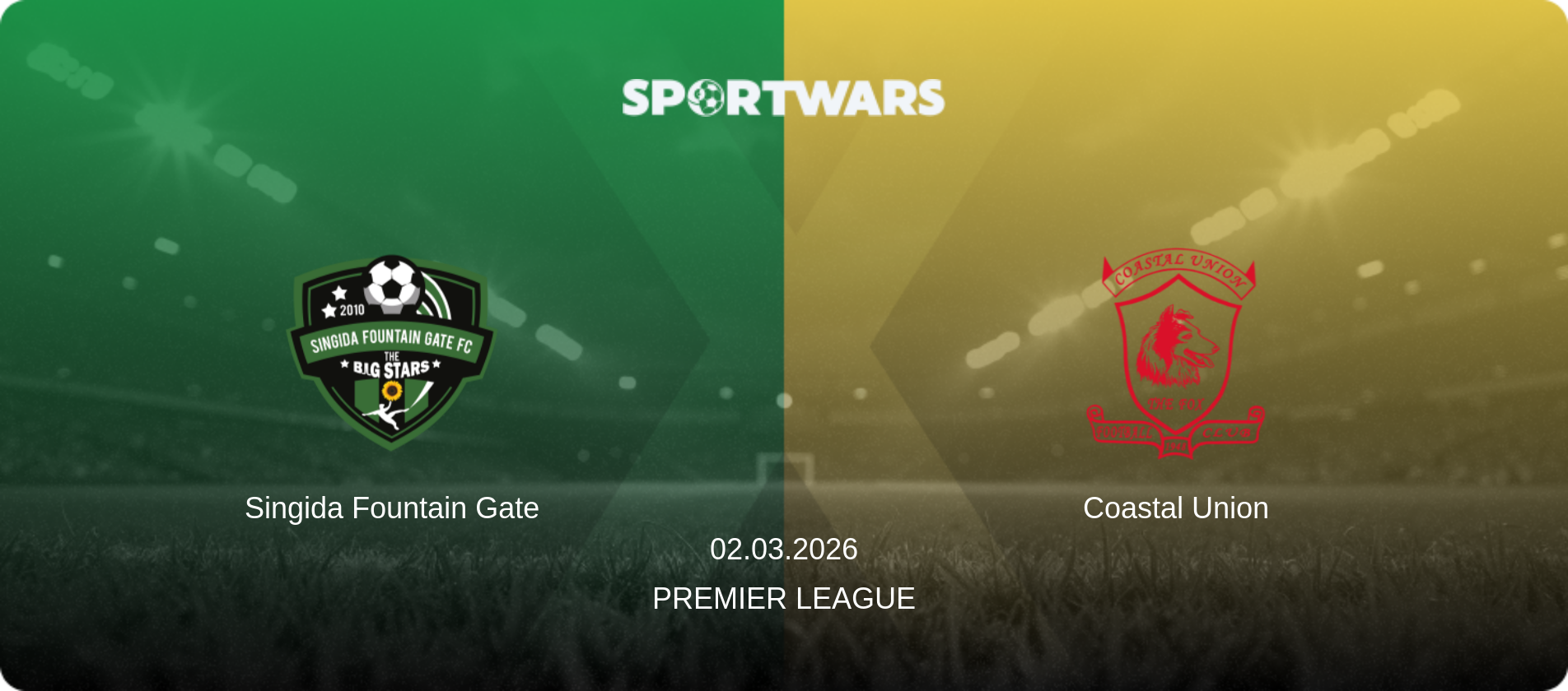 Singida Fountain Gate — Coastal Union, 02.03.2026 — Premier League (match preview)