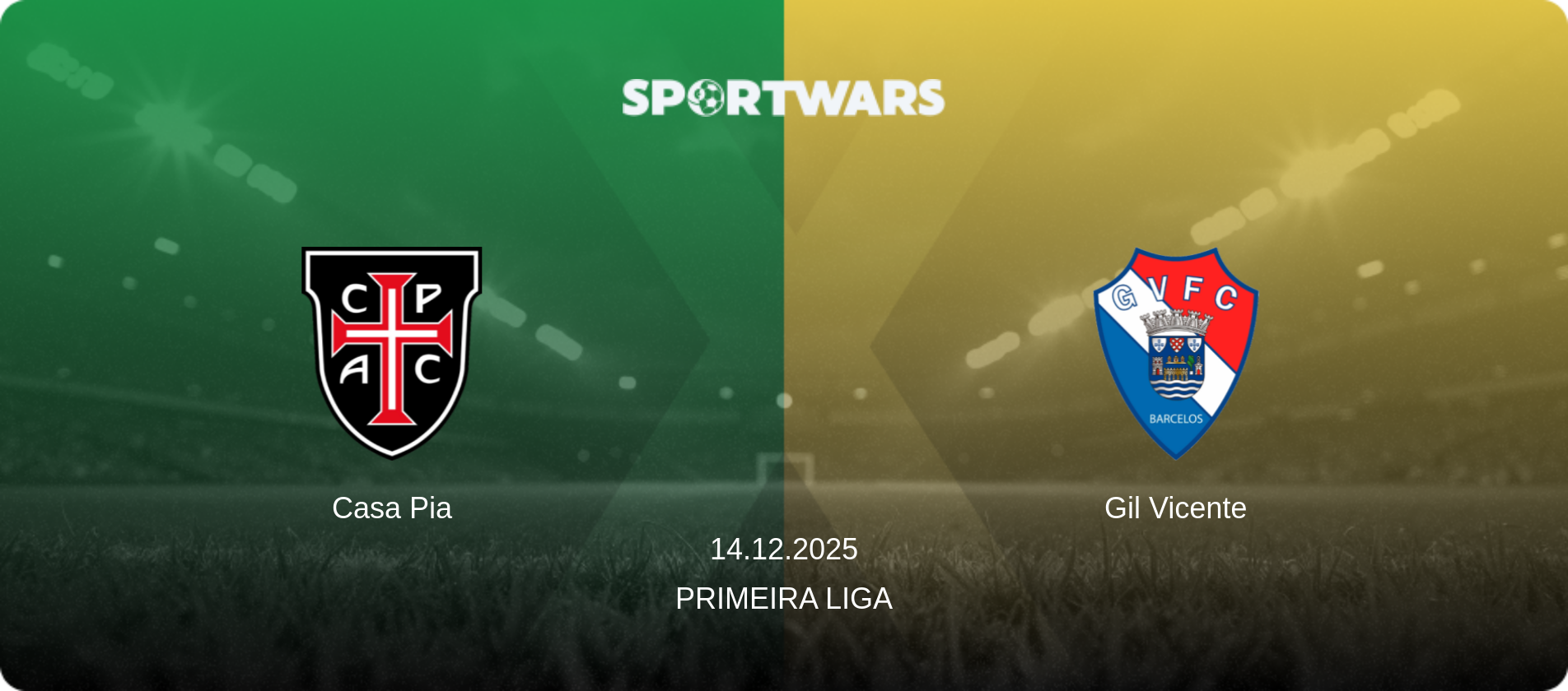 Casa Pia — Gil Vicente, 14.12.2025 — Primeira Liga (match preview)
