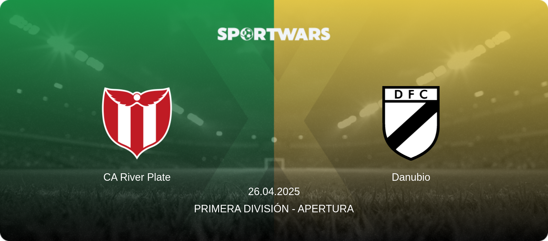 CA River Plate — Danubio, 26.04.2025 — Primera División - Apertura (match preview)