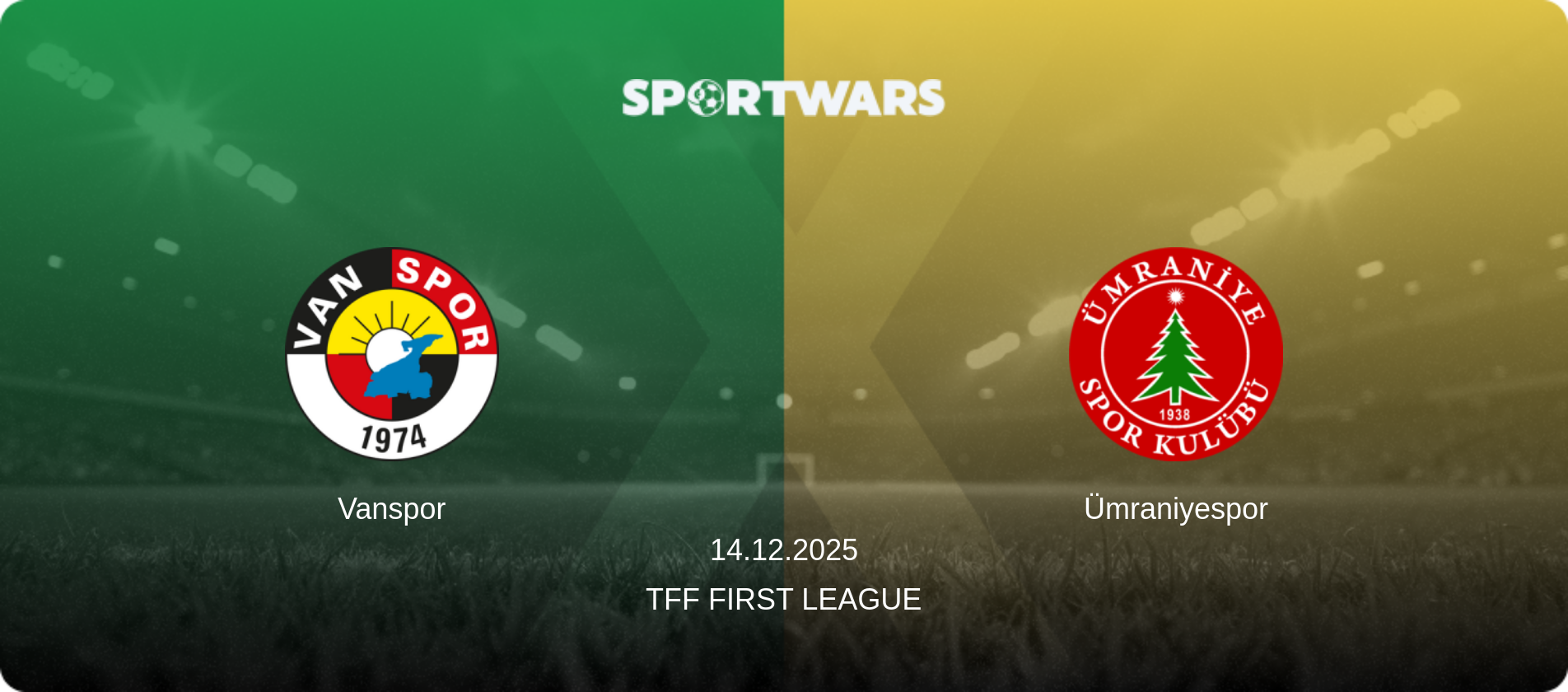 Vanspor — Ümraniyespor, 14.12.2025 — TFF First League (match preview)