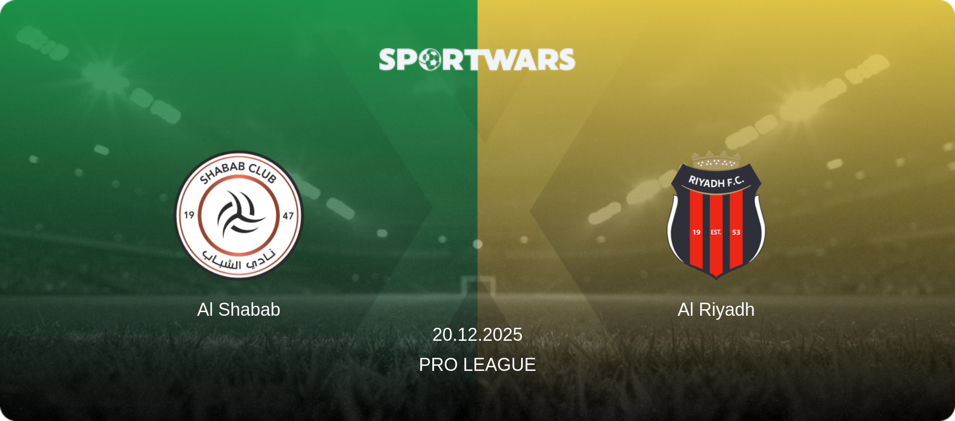 Al Shabab — Al Riyadh, 20.12.2025 — Pro League (match preview)