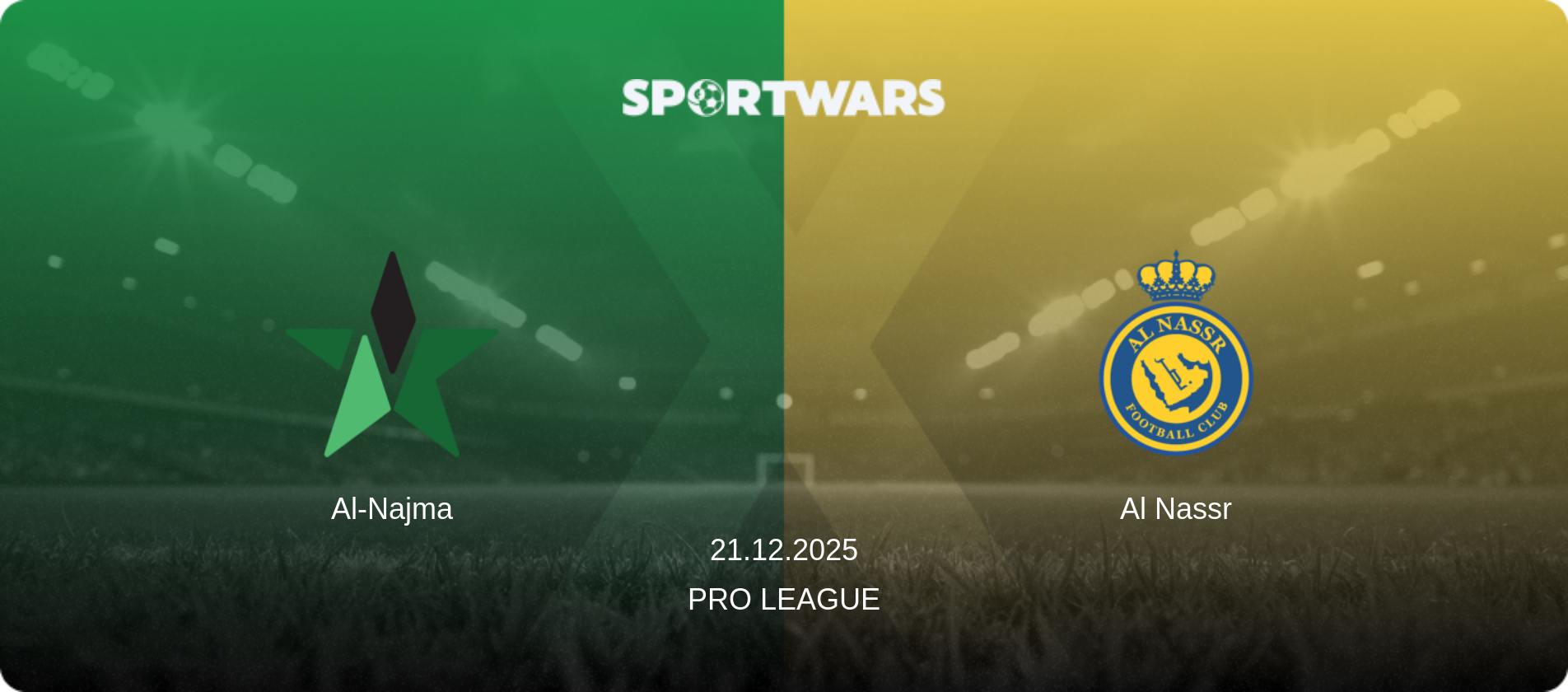 Al-Najma — Al Nassr, 21.12.2025 — Pro League (match preview)