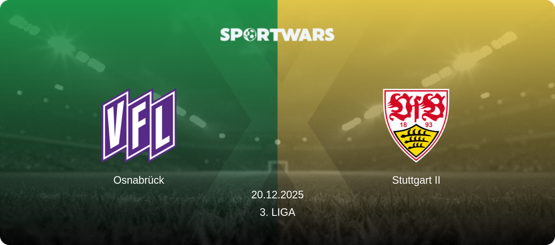Osnabrück — Stuttgart II, 20.12.2025 — 3. Liga (match preview)