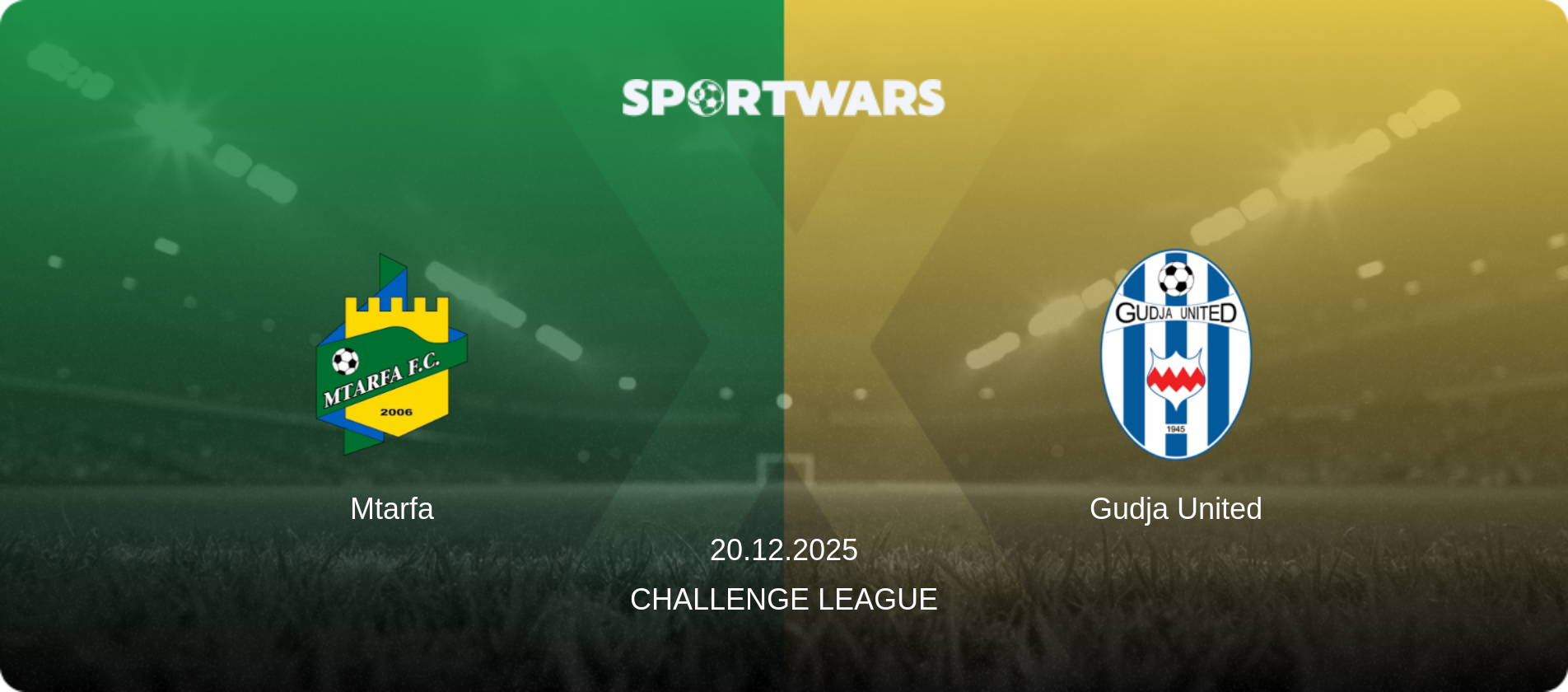 Mtarfa — Gudja United, 20.12.2025 — Challenge League (match preview)