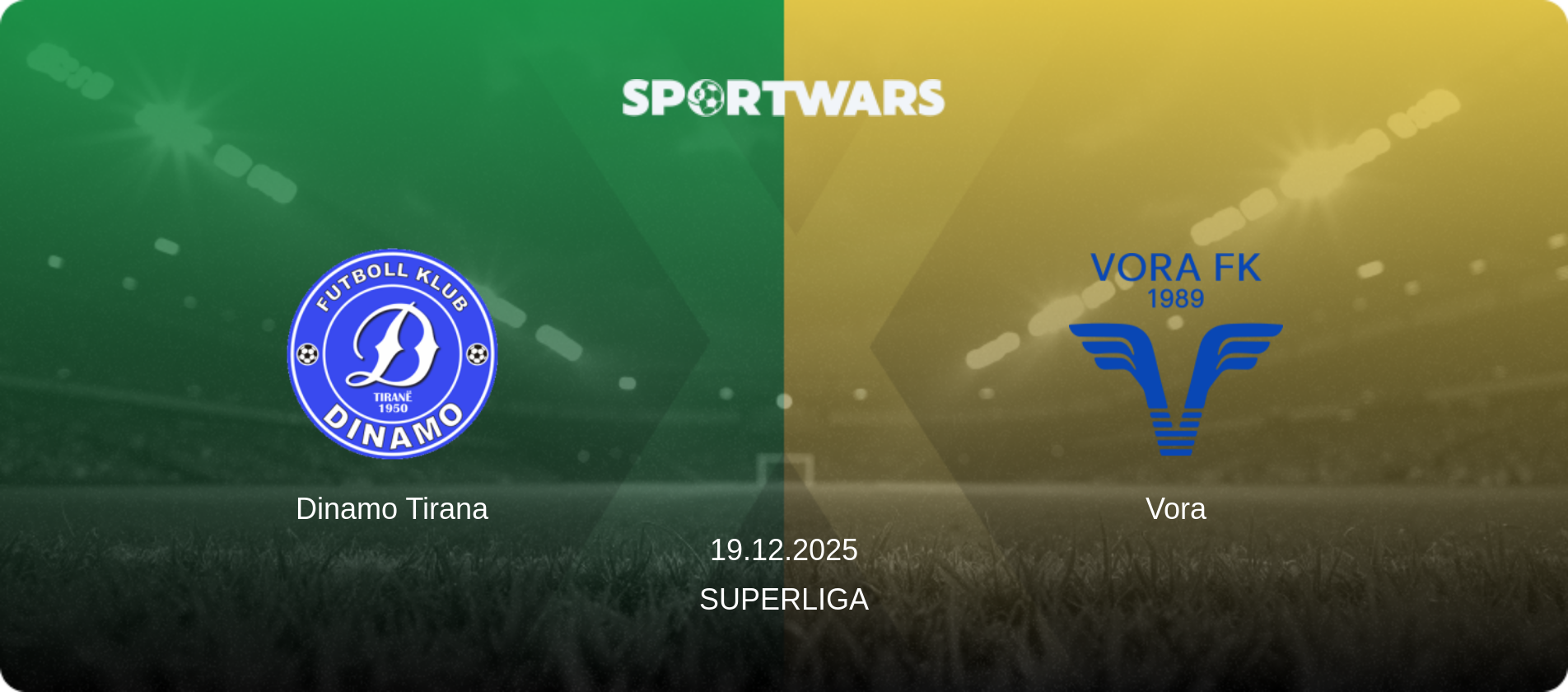 Dinamo Tirana — Vora, 20.12.2025 — Superliga (match preview)