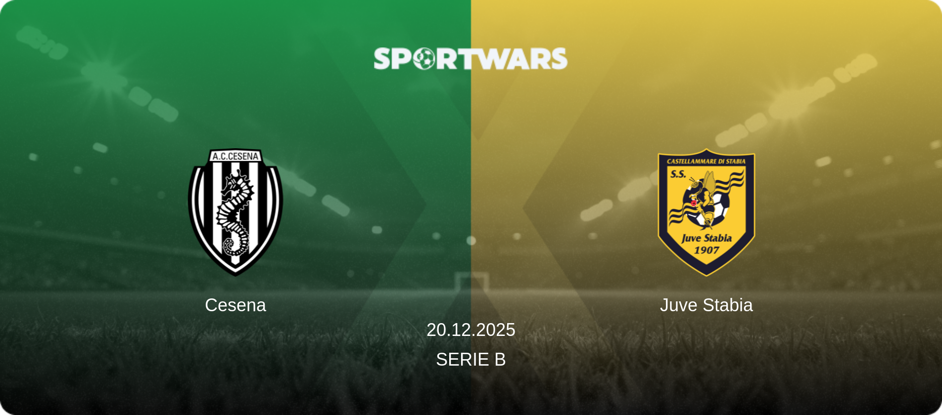 Cesena — Juve Stabia, 20.12.2025 — Serie B (match preview)