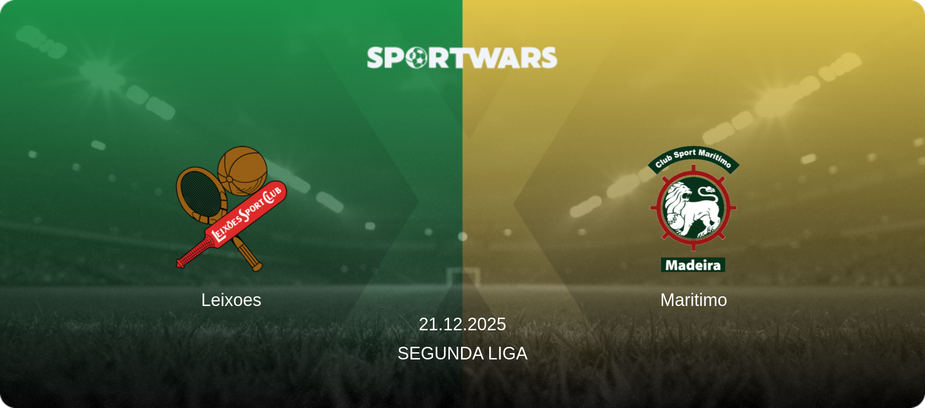 Leixoes — Maritimo, 21.12.2025 — Segunda Liga (match preview)