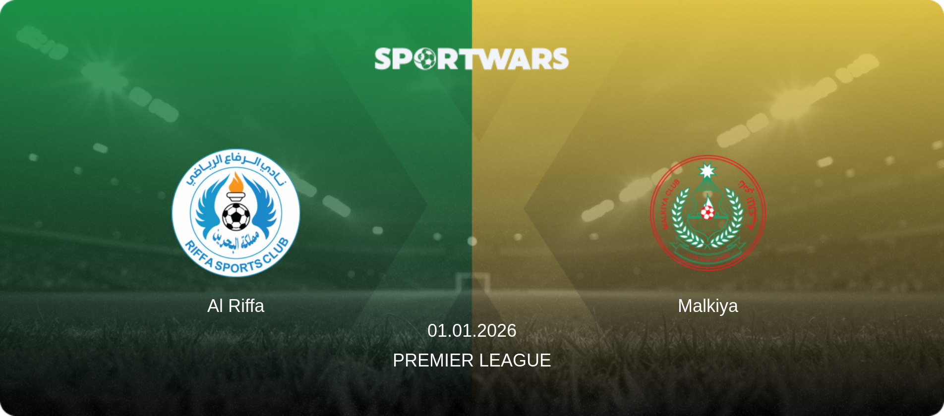 Al Riffa — Malkiya, 01.01.2026 — Premier League (match preview)