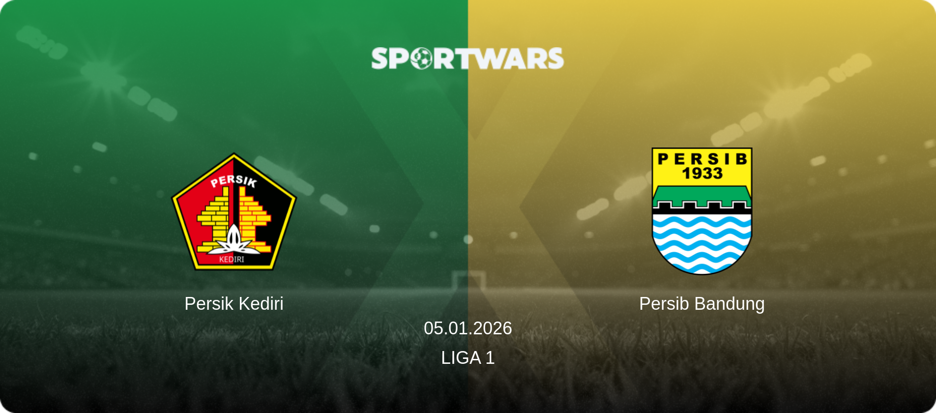Persik Kediri — Persib Bandung, 05.01.2026 — Liga 1 (match preview)