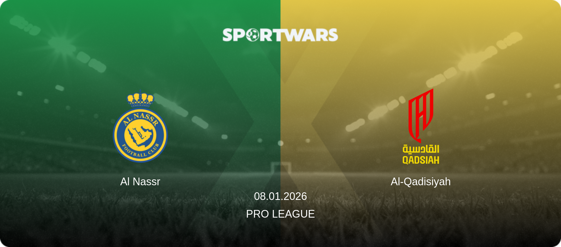 Al Nassr — Al-Qadisiyah, 08.01.2026 — Pro League (match preview)