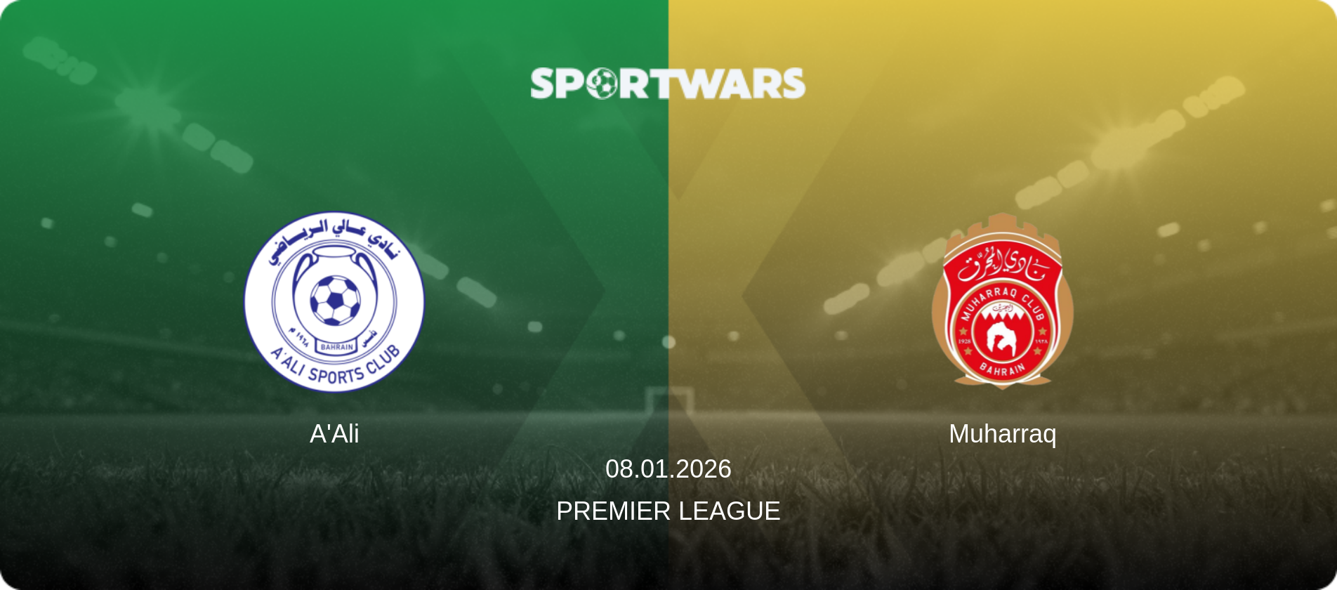 A'Ali — Muharraq, 08.01.2026 — Premier League (match preview)