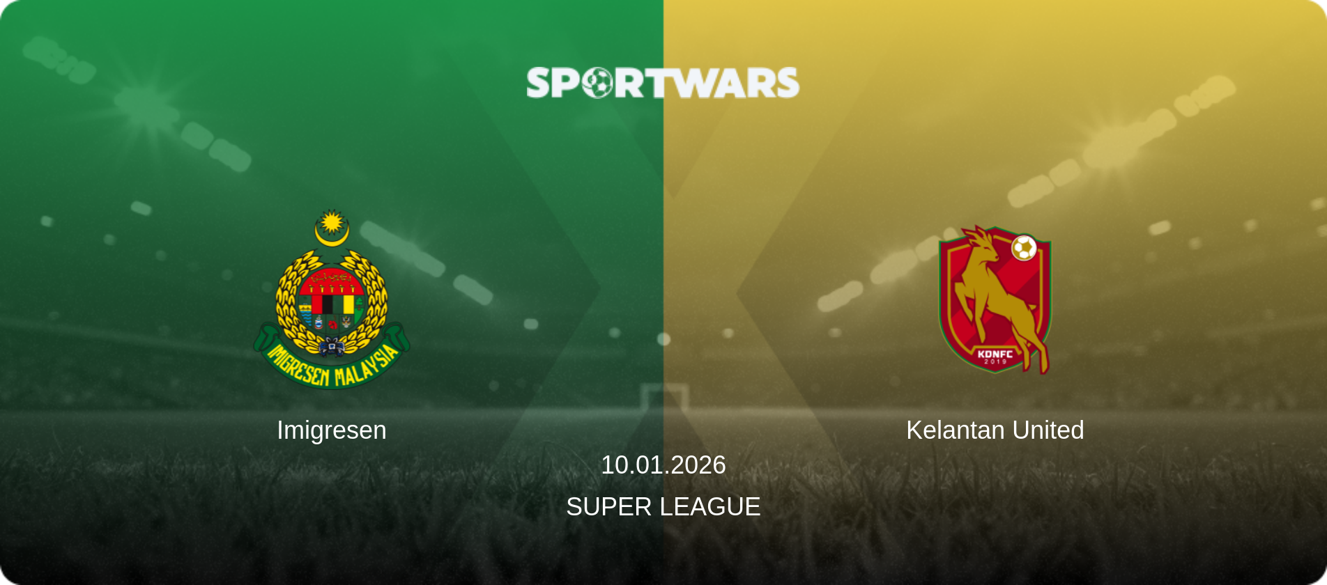 Imigresen — Kelantan United, 10.01.2026 — Super League (match preview)