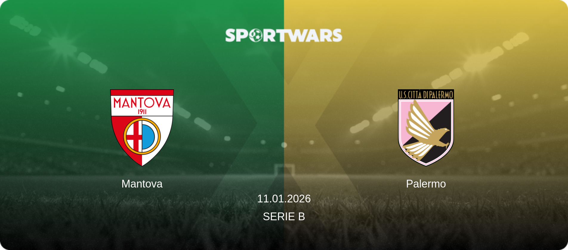 Mantova — Palermo, 11.01.2026 — Serie B (match preview)