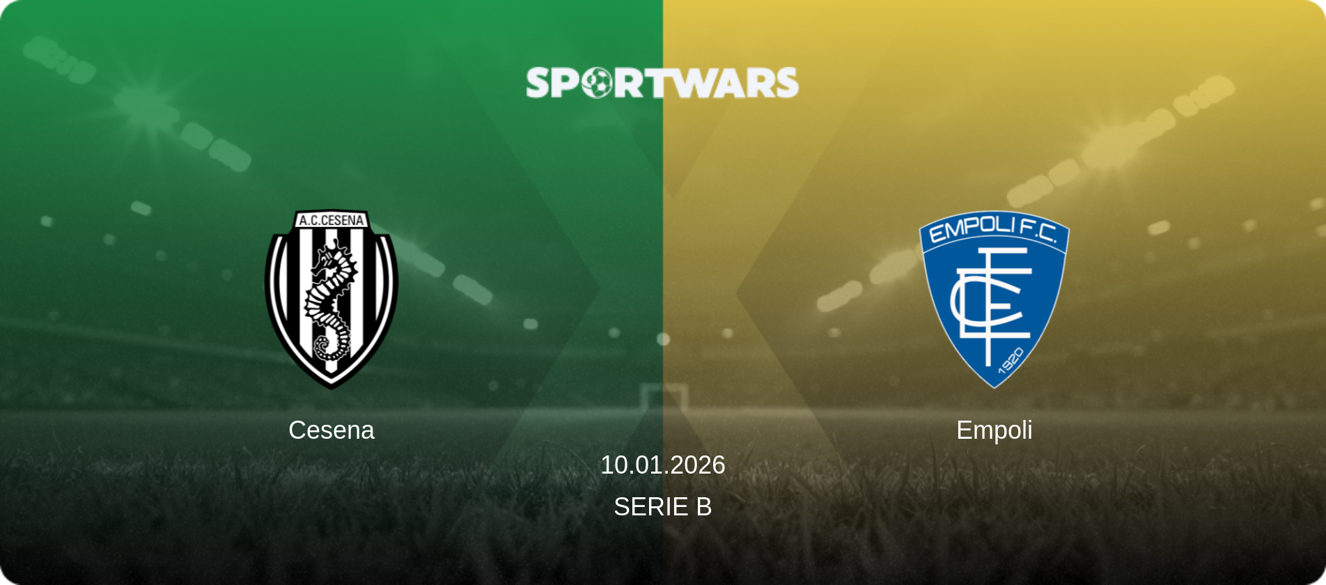Cesena — Empoli, 10.01.2026 — Serie B (match preview)