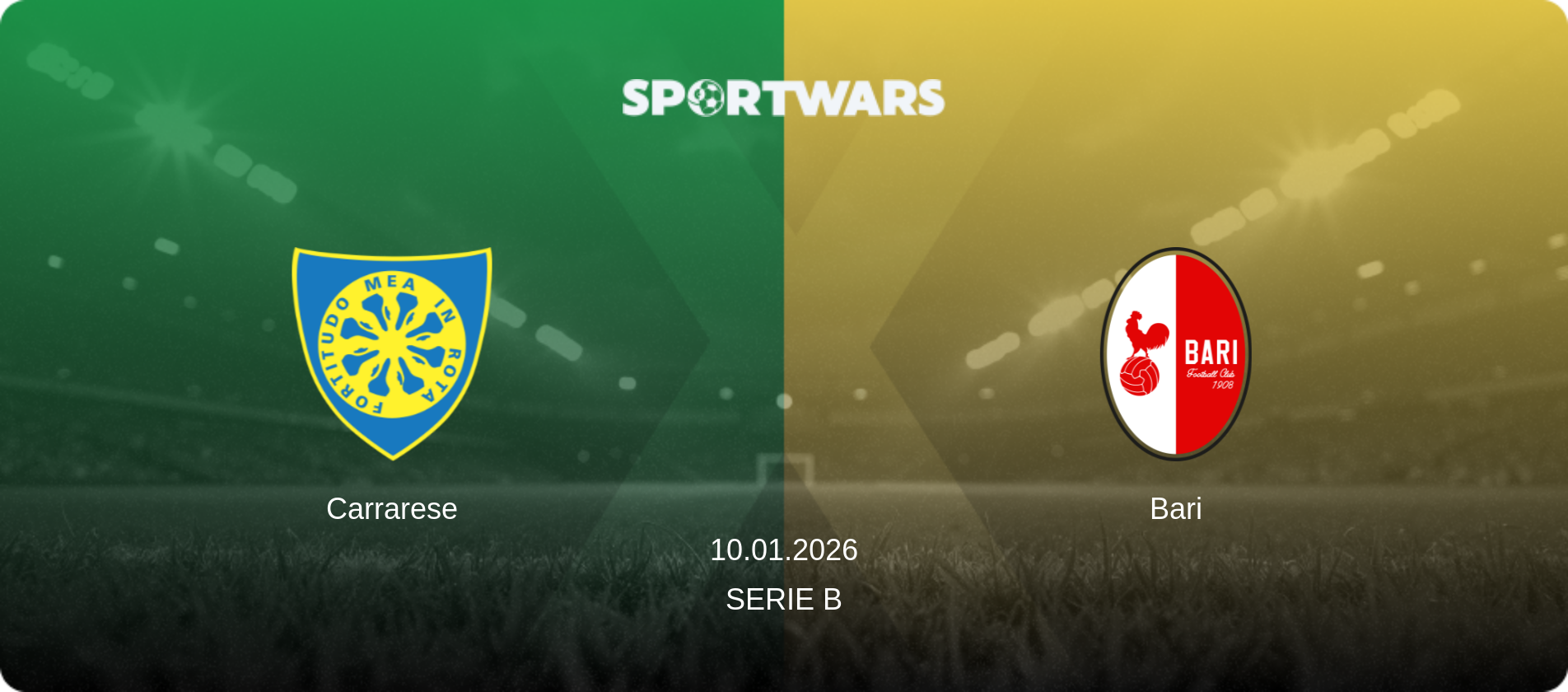 Carrarese — Bari, 10.01.2026 — Serie B (match preview)